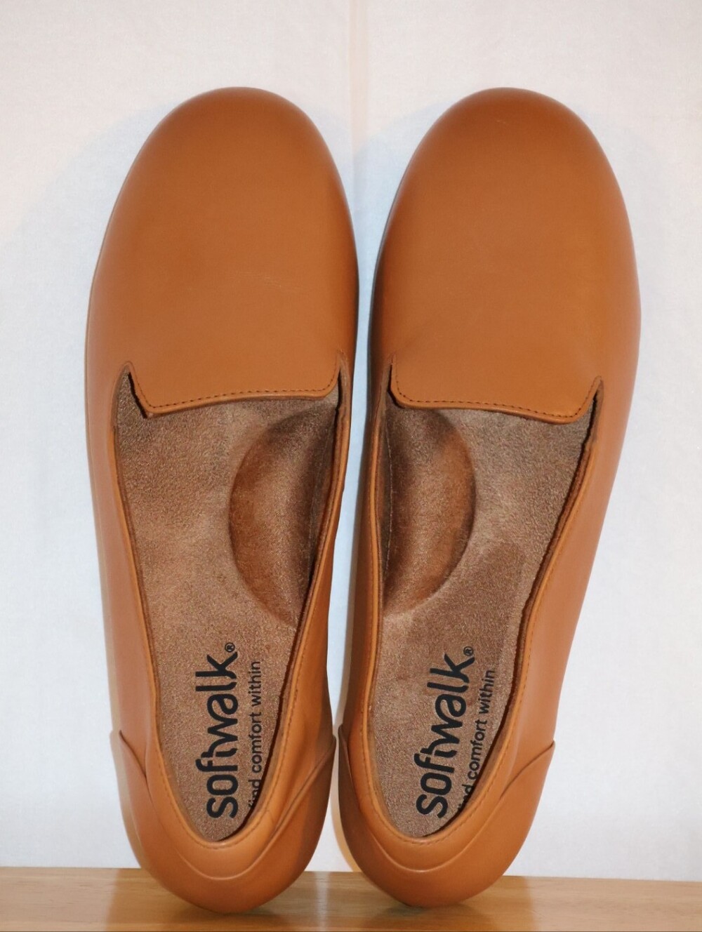 Softwalk Shelby Flat Loafers-Luggage Colorway. 10N. - Picture 9 of 11